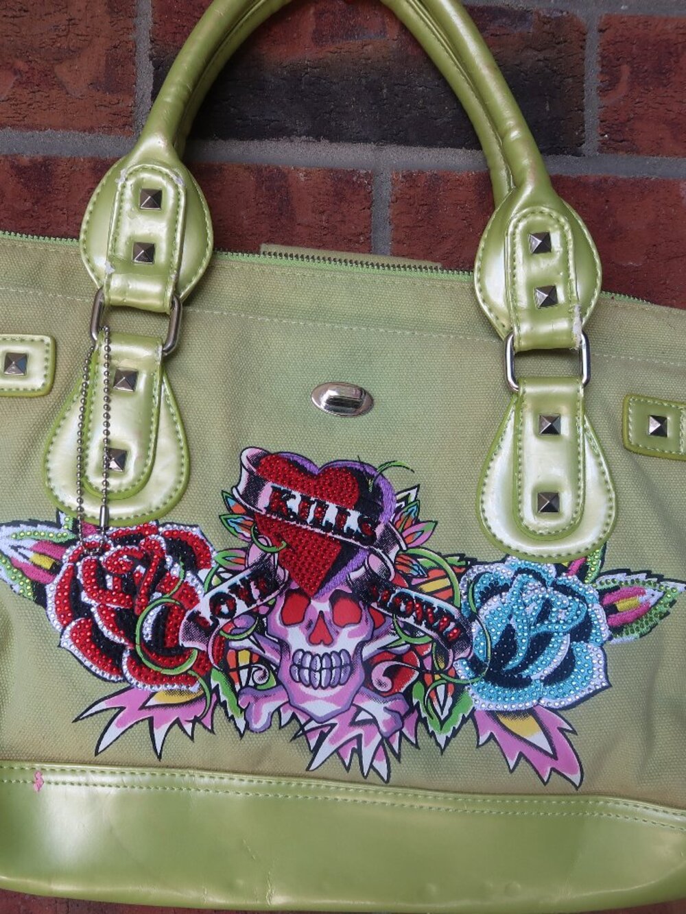 Ed Hardy Love Kills Slowly Vintage handbag - Picture 1 of 3